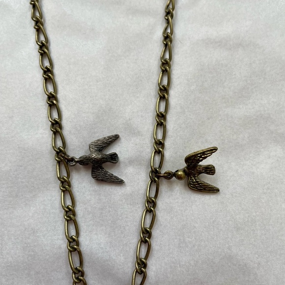 Betsey Johnson Cross Necklace on 34in Decorative Chain - Picture 4 of 6